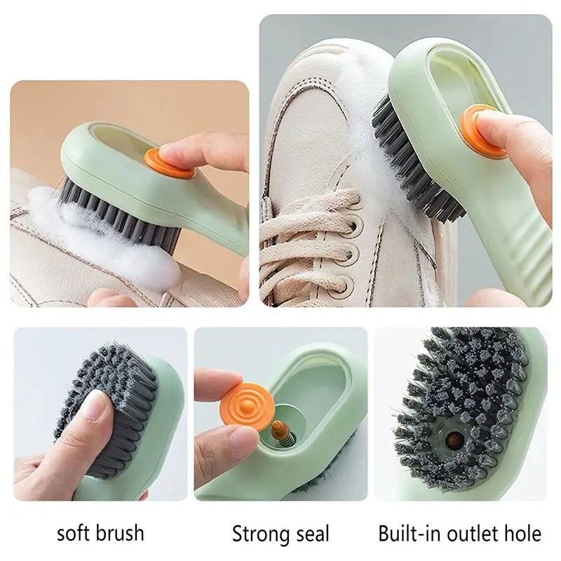 Cleaning Brush with Soap Dispenser